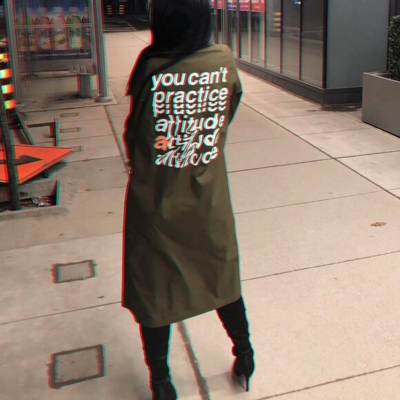 Adidas 2XS Green Maxi Jacket - Picture 1 of 9